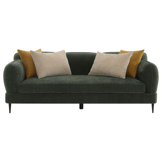 Unique Piece Furniture - Jade 2-piece Chenille Upholstered Sofa Set Green