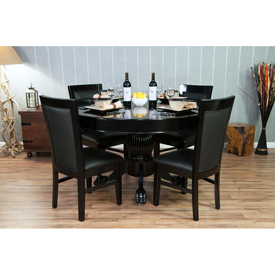 Round Dining Top, Black