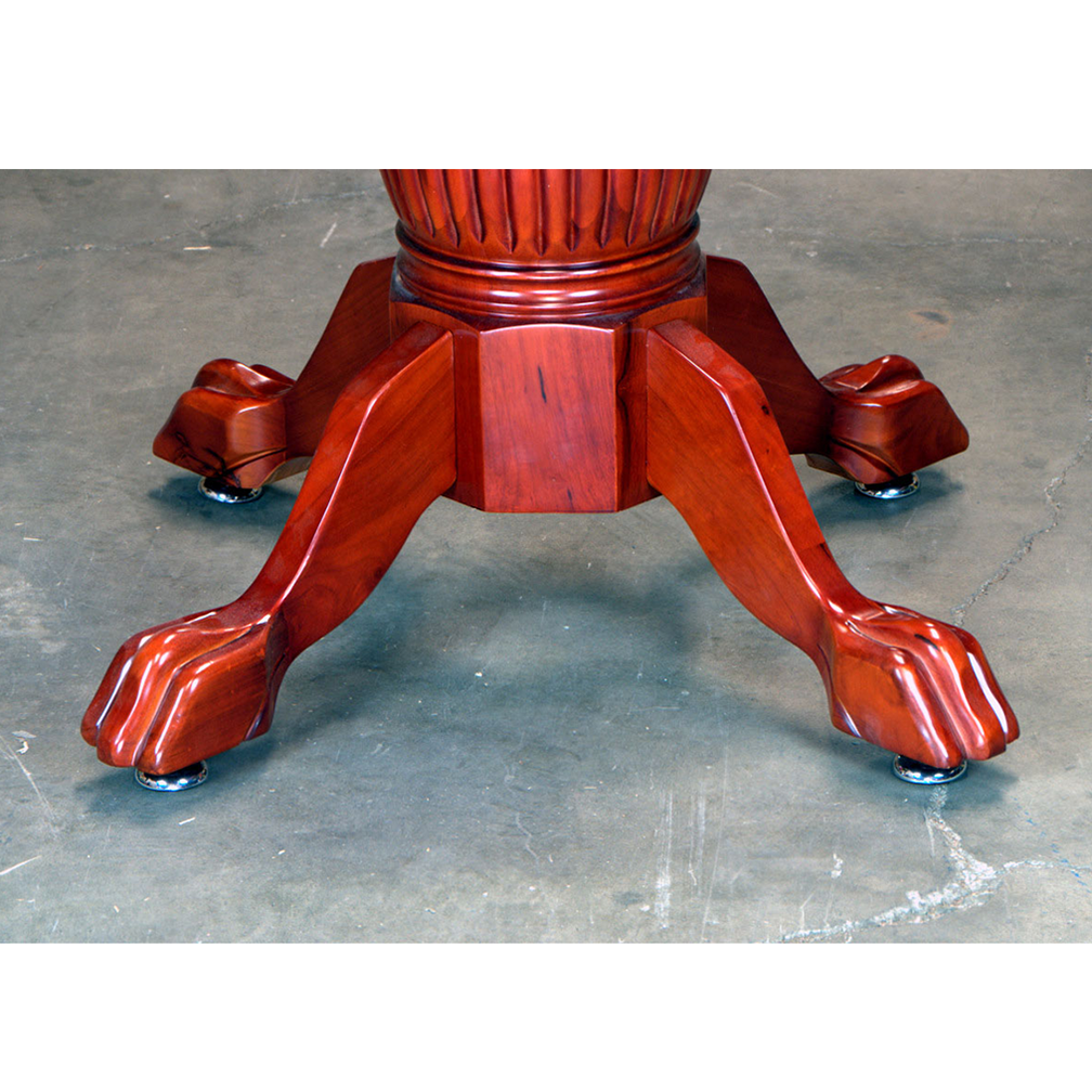 BBO Poker Tables Duke Pedestal Leg Set in Black or Mahogany