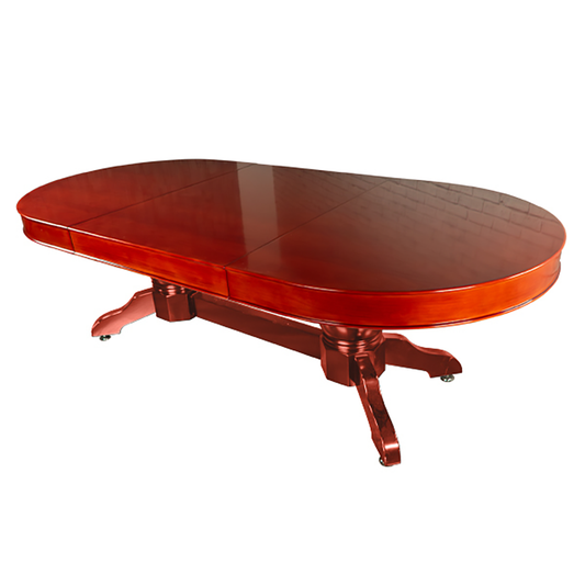 3-Leaf Oval Dining Top – Black or Mahogany