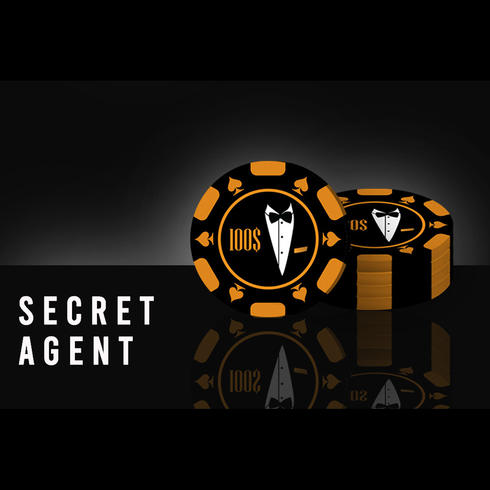 Secret Agent 10 gram Ceramic Poker Chip Set 500pc