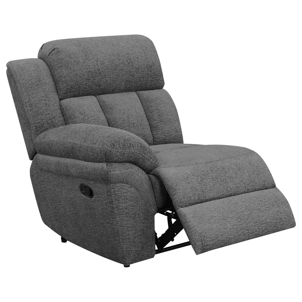 Unique Piece Furniture Bahrain Upholstered Motion Sofa Charcoal