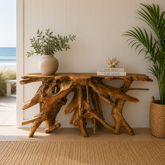 The Broward Design Center - Teak Console