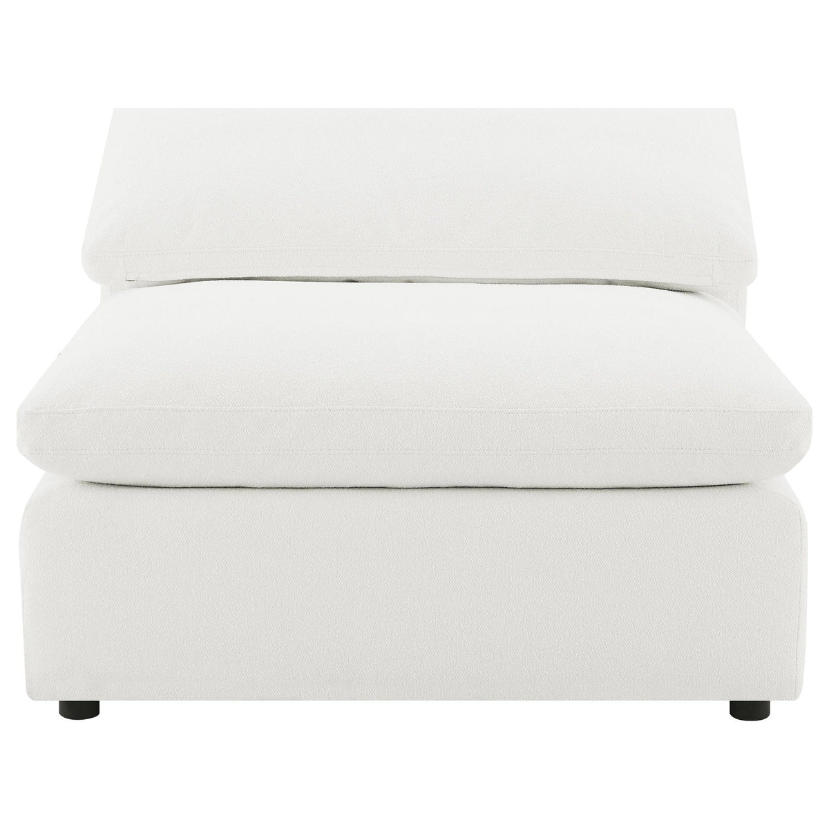 Unique Piece Furniture - Raleigh 5-piece Boucle Upholstered Modular Sectional Ivory