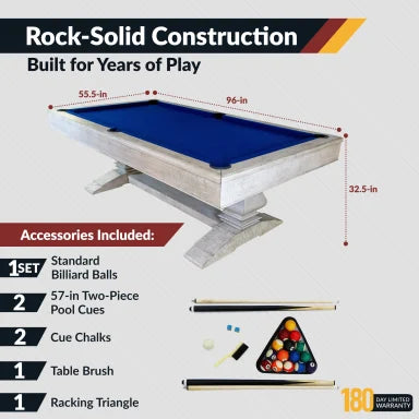 Blue Wave Montecito 8-ft Pool Table