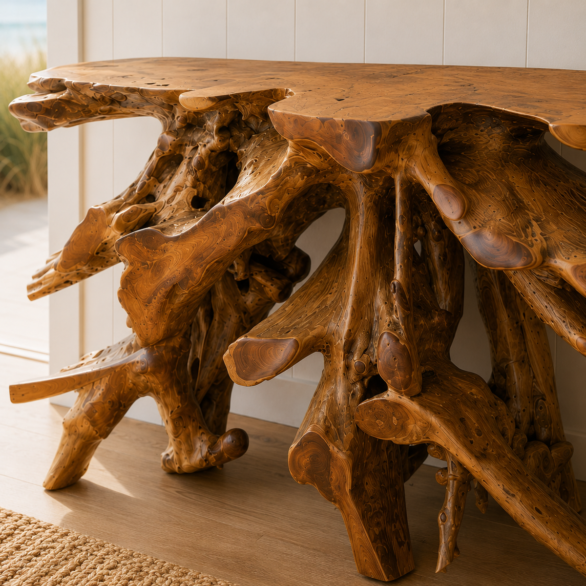 The Broward Design Center - Teak Console