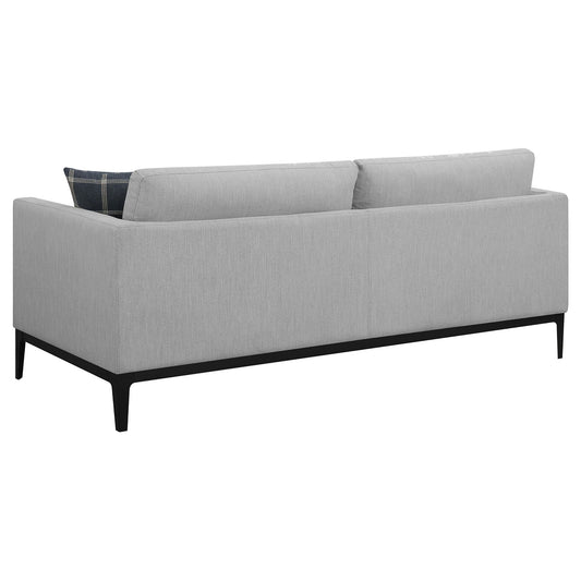 Unique Piece Furniture - Apperson Upholstered Track Arm Sofa Light Grey