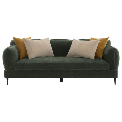 Unique Piece Furniture - Jade 2-piece Chenille Upholstered Sofa Set Green