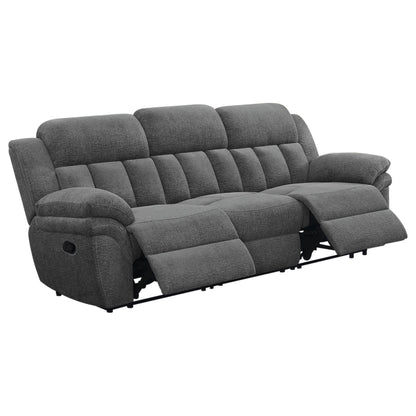 Unique Piece Furniture Bahrain Upholstered Motion Sofa Charcoal