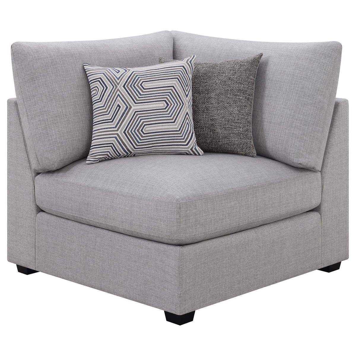 Unique Piece Furniture - Cambria 6-piece Upholstered Modular Sectional Sofa Grey