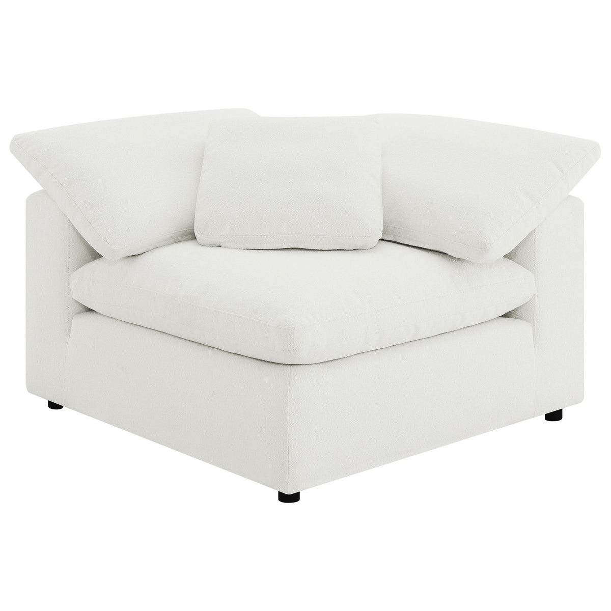 Unique Piece Furniture - Raleigh 6-piece Boucle Upholstered Modular Sectional Ivory