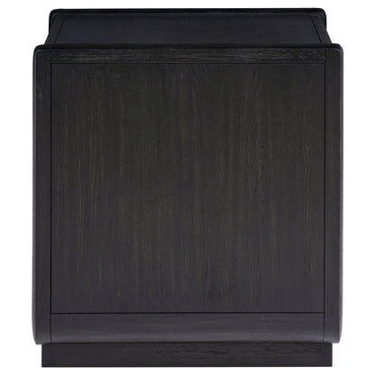 Unique Piece Furniture - Leandro 3-piece Wood Coffee and End Table Set Burnished Black