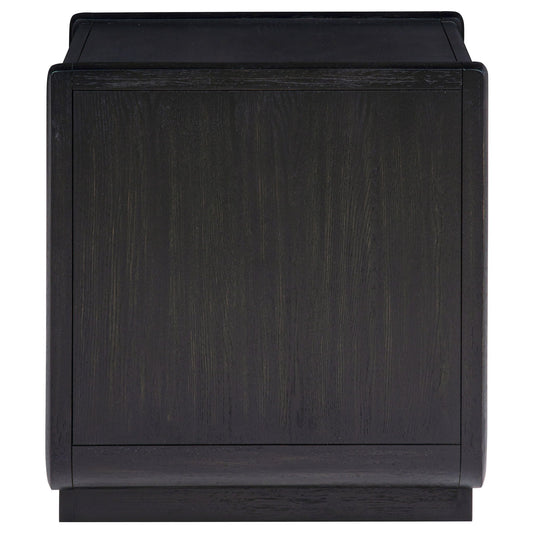 Unique Piece Furniture - Leandro 3-piece Wood Coffee and End Table Set Burnished Black
