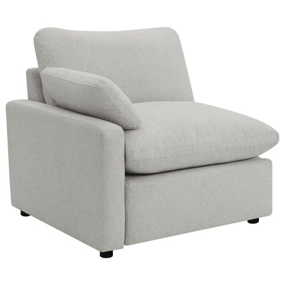 Unique Piece Furniture - Collins Modular Power Sofa Grey