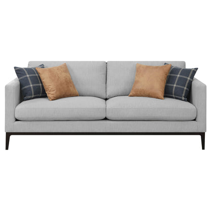 Unique Piece Furniture - Apperson Upholstered Track Arm Sofa Light Grey