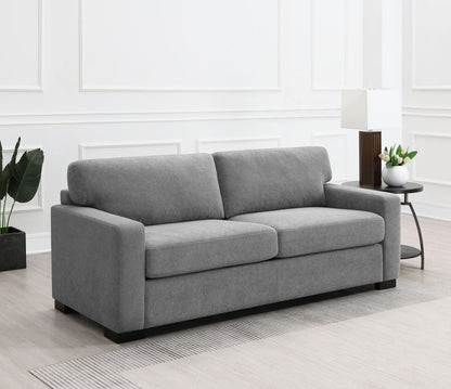 Unique Piece Furniture - Simpson Upholstered Sofa Sleeper with Queen Mattress Grey