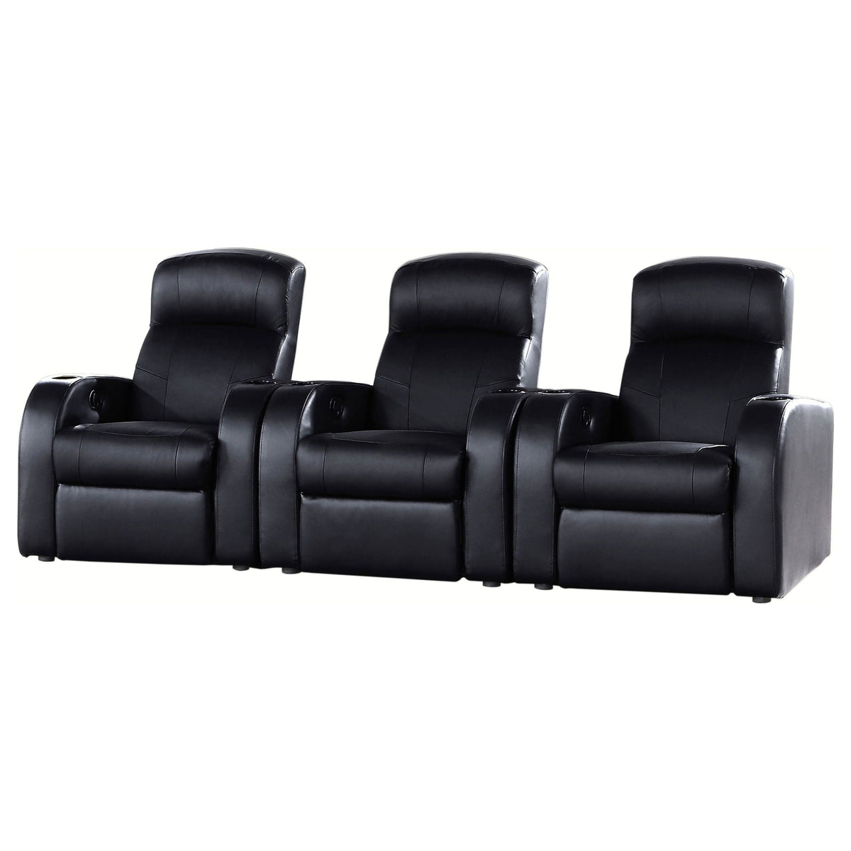 Unique Piece Furniture - Cyrus 3-piece Upholstered Home Theater Seating