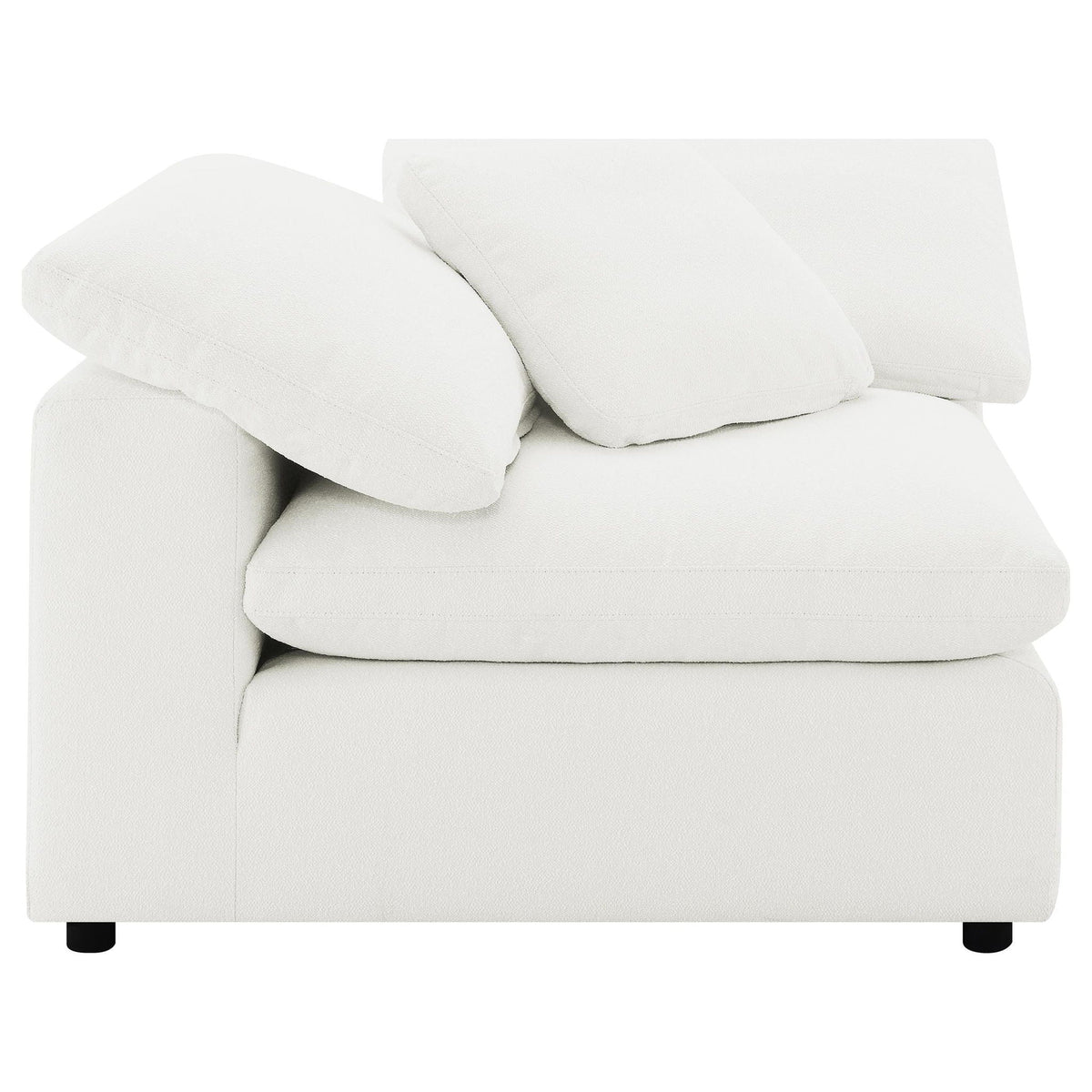 Unique Piece Furniture - Raleigh 5-piece Boucle Upholstered Modular Sectional Ivory
