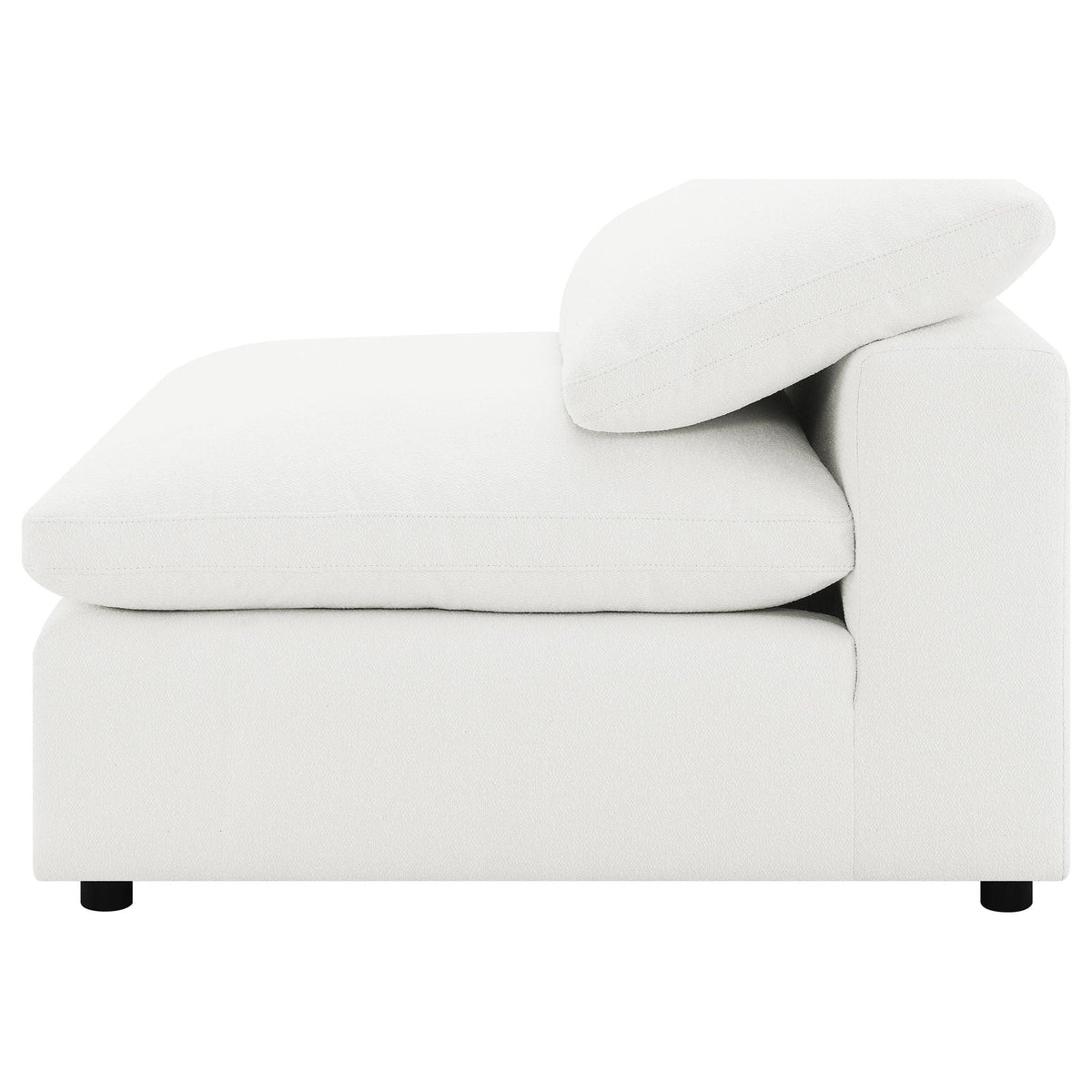 Unique Piece Furniture - Raleigh 5-piece Boucle Upholstered Modular Sectional Ivory