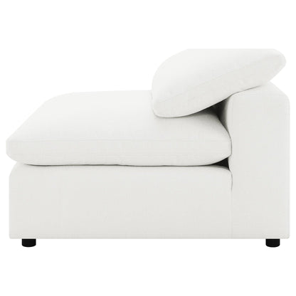 Unique Piece Furniture - Raleigh 5-piece Boucle Upholstered Modular Sectional Ivory