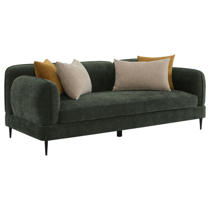 Unique Piece Furniture - Jade 2-piece Chenille Upholstered Sofa Set Green
