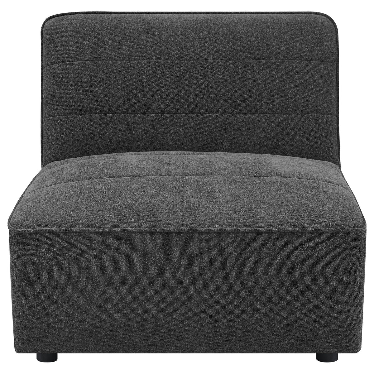 Unique Piece Furniture - Sunny 6-piece Upholstered Modular Sectional Sofa Charcoal