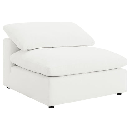 Unique Piece Furniture - Raleigh 6-piece Boucle Upholstered Modular Sectional Ivory