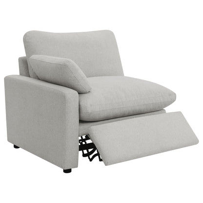 Unique Piece Furniture - Collins Modular Power Sofa Grey