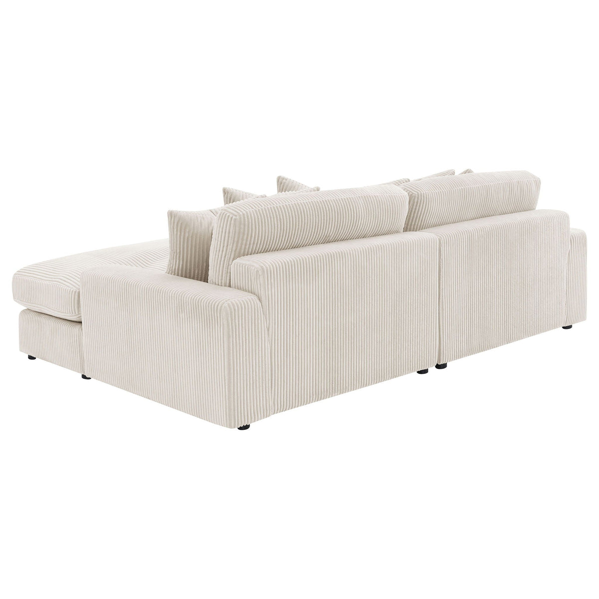 Unique Piece Furniture - Blaine Upholstered Reversible Chaise Sectional Sofa Sand