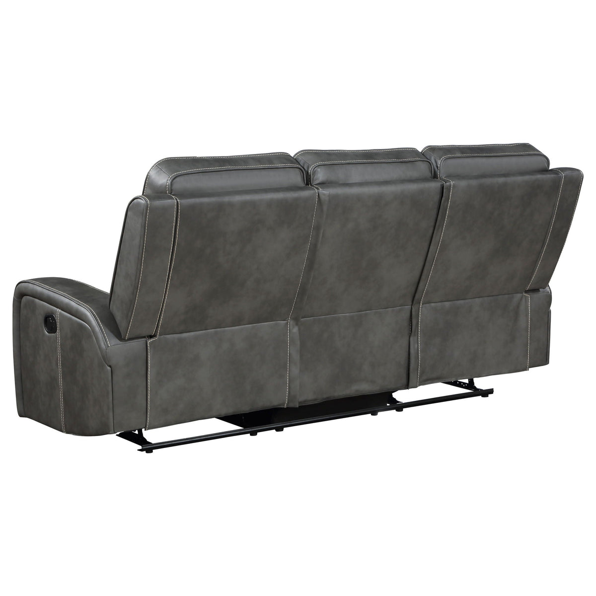 Unique Piece Furniture - Raelynn Upholstered Track Arm Motion Sofa Grey