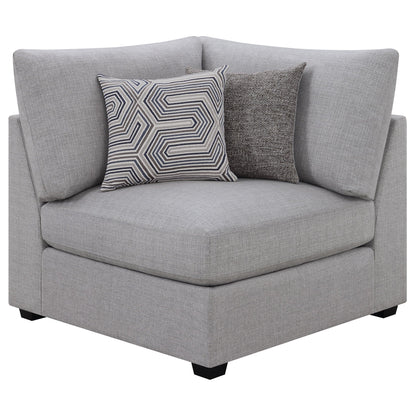 Unique Piece Furniture - Cambria 5-piece Upholstered Modular Sectional Sofa Grey