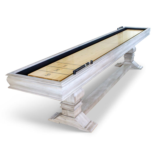 Montecito 12 ft Shuffleboard Table - Driftwood Finish