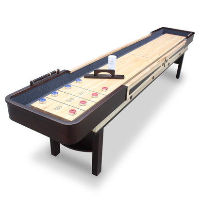 Merlot Shuffleboard Table 12 ft - Espresso Finish