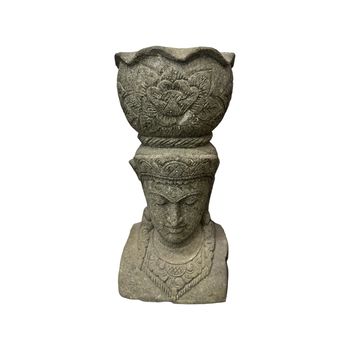 The Broward Design Center - Stone Buddha Planter
