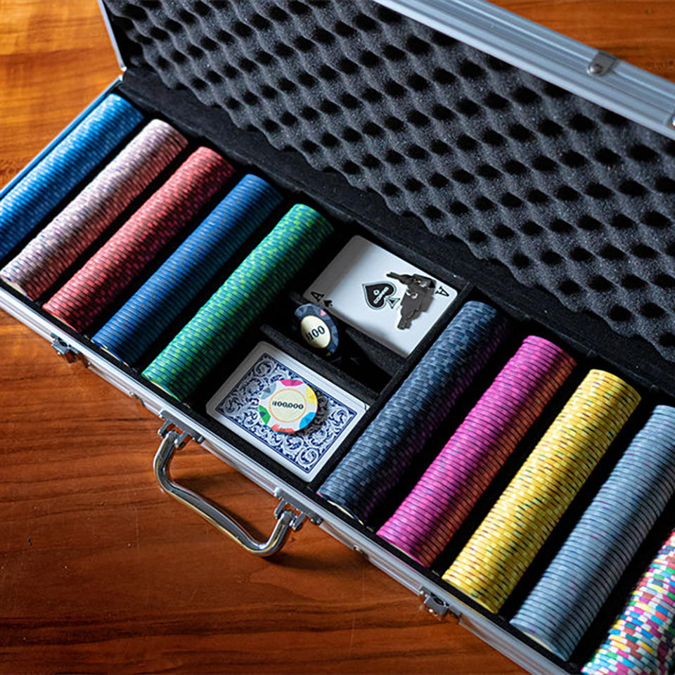 Classic Casino Poker Chip Set 500pc