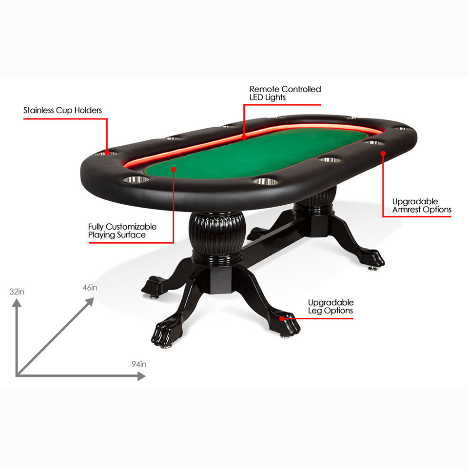 Elite Alpha, Oval Poker Table