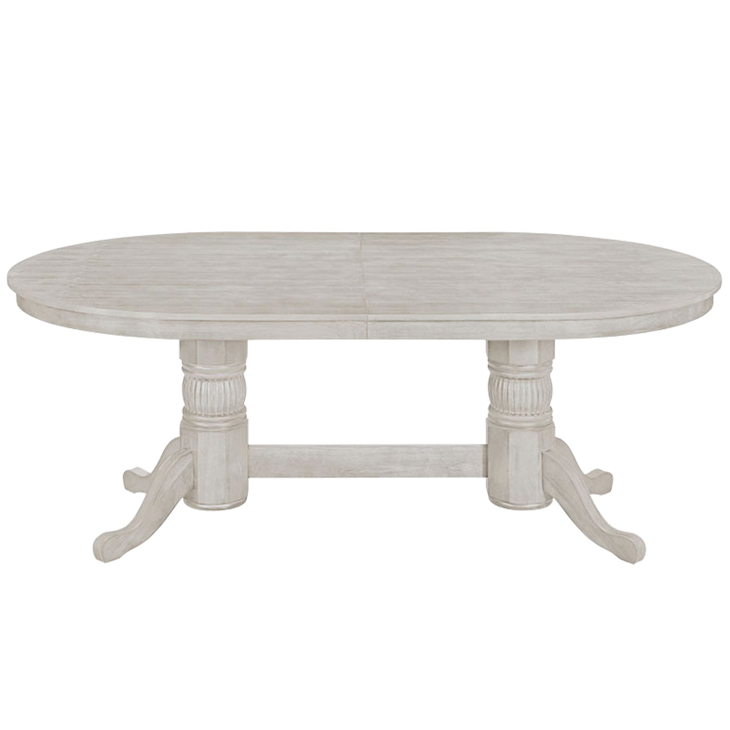 Texas Hold'em 84" Poker Table with Optional Dining Top in Antique White. Solid wood. 84" long with dining top, 80" without. Solid wood.