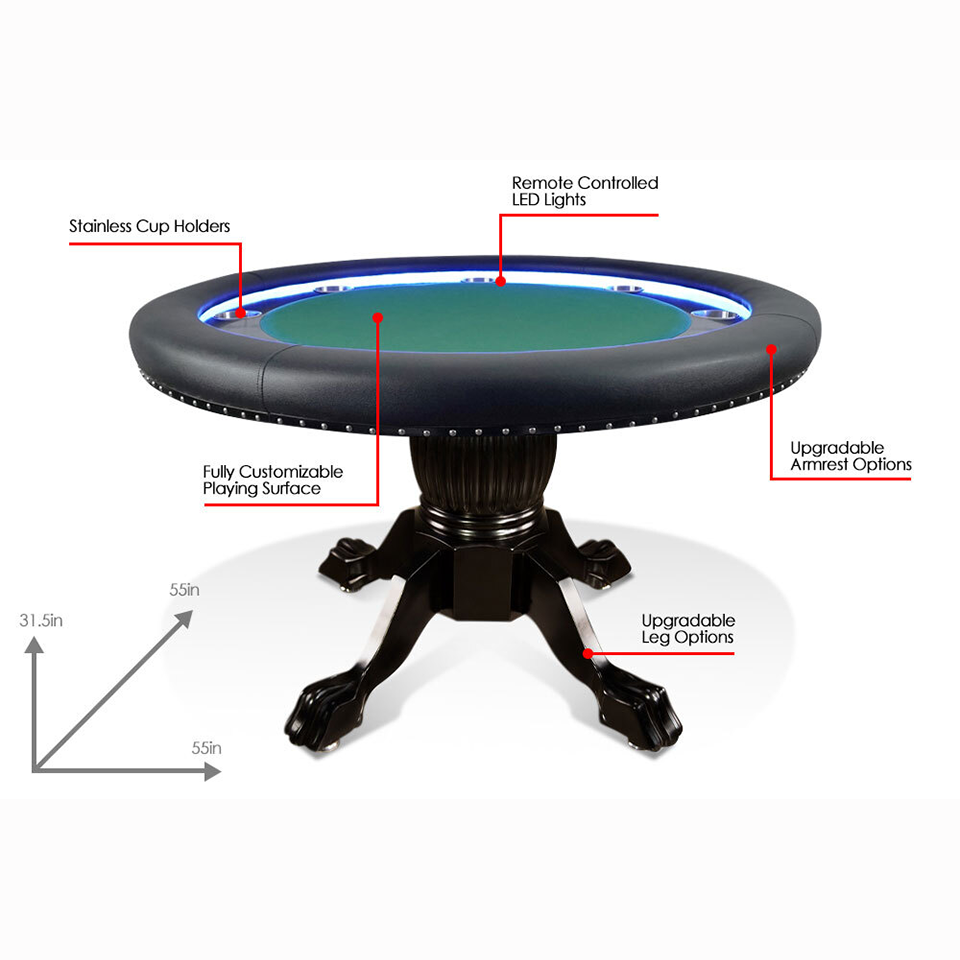 Ginza, Round Poker Table