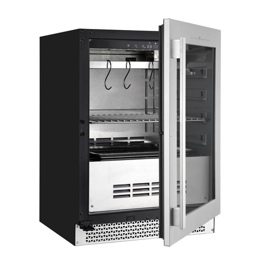 King's Bottle 24″ Glass‑Door Meat Aging Fridge