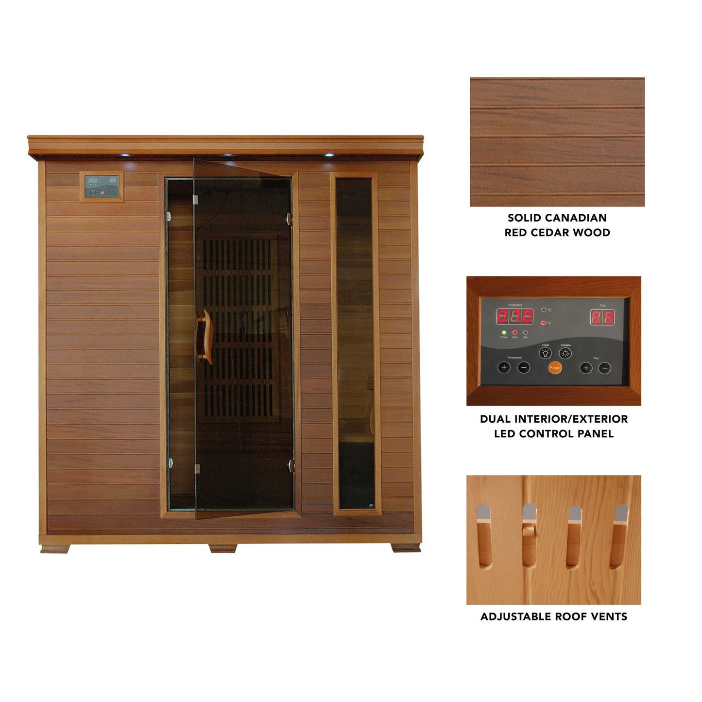 Klondike 4 Person Sauna