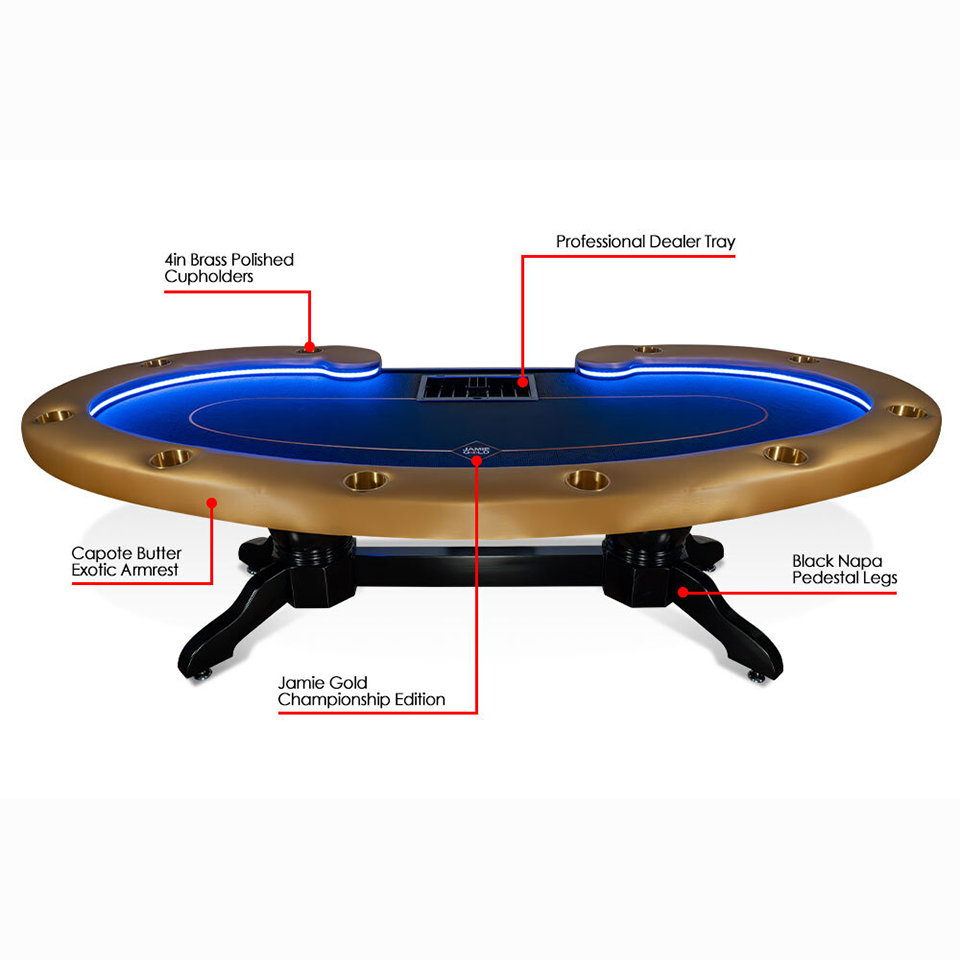 Lumen HD, Oval Poker Table