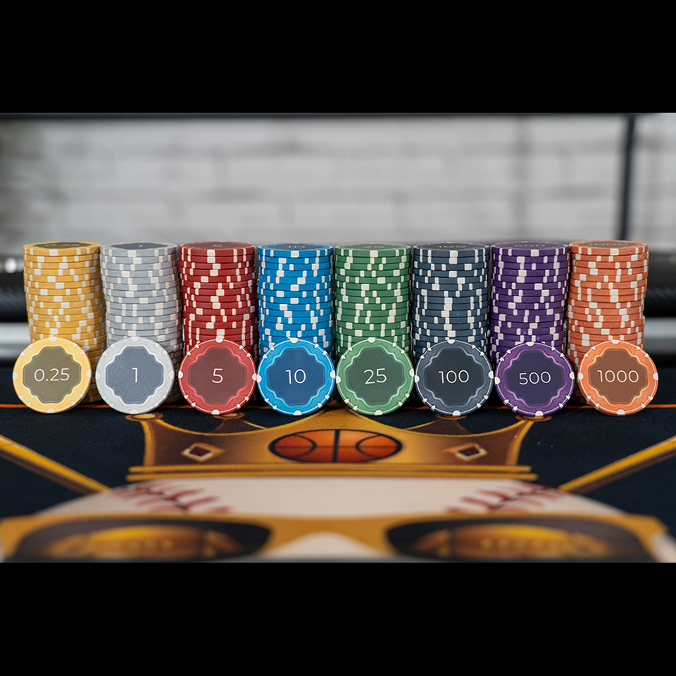 Phantom Series 10-gram Ceramic Poker Chip Set 500pc