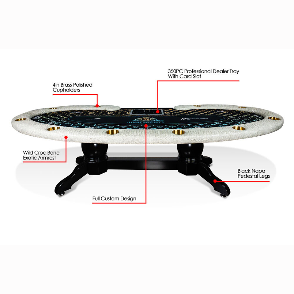Prestige X, Oval Poker Table