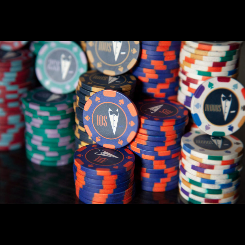 Secret Agent 10 gram Ceramic Poker Chip Set 500pc