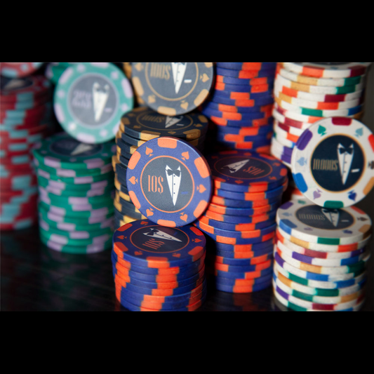 BBO Poker Tables Secret Agent 10g Ceramic Poker Chip Set 500pc