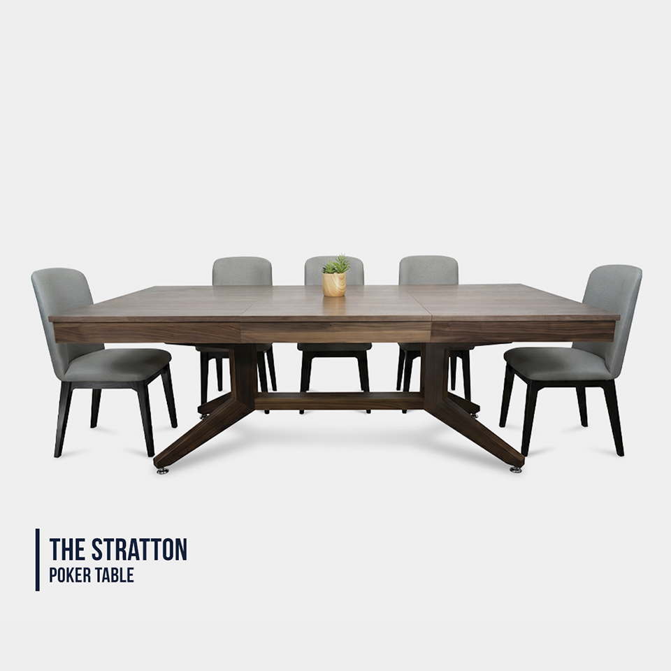 The Stratton, Oval Poker Table