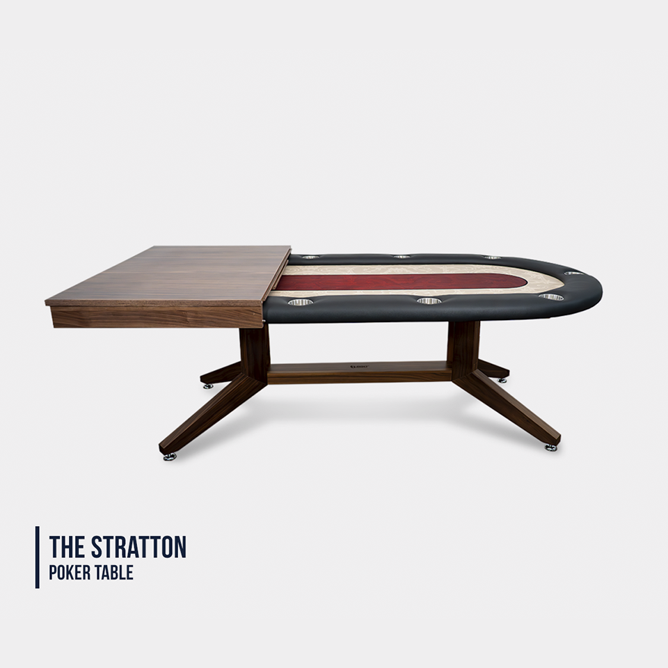 The Stratton, Oval Poker Table