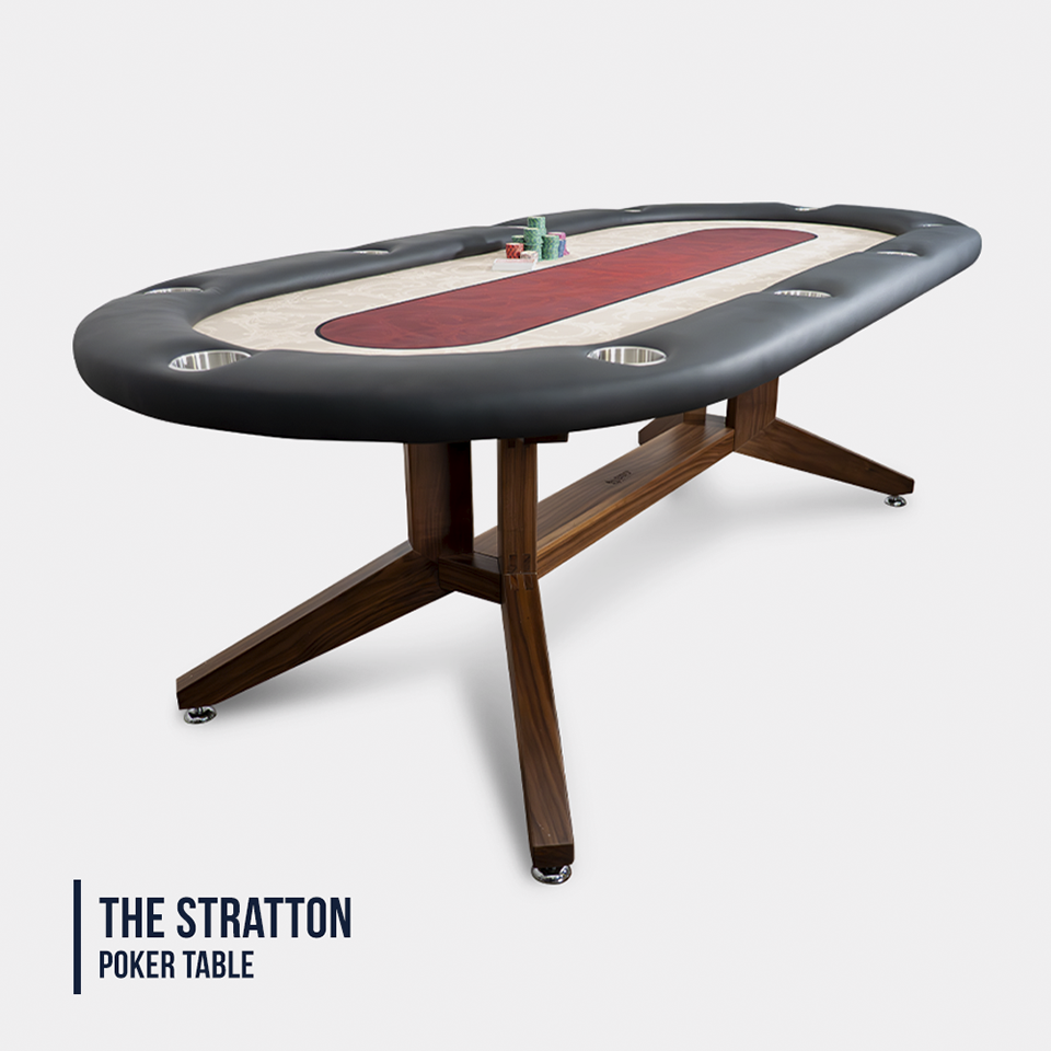 The Stratton, Oval Poker Table
