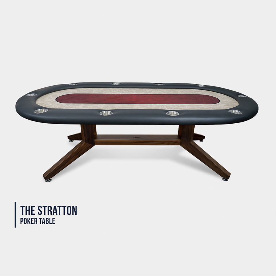 The Stratton, Oval Poker Table