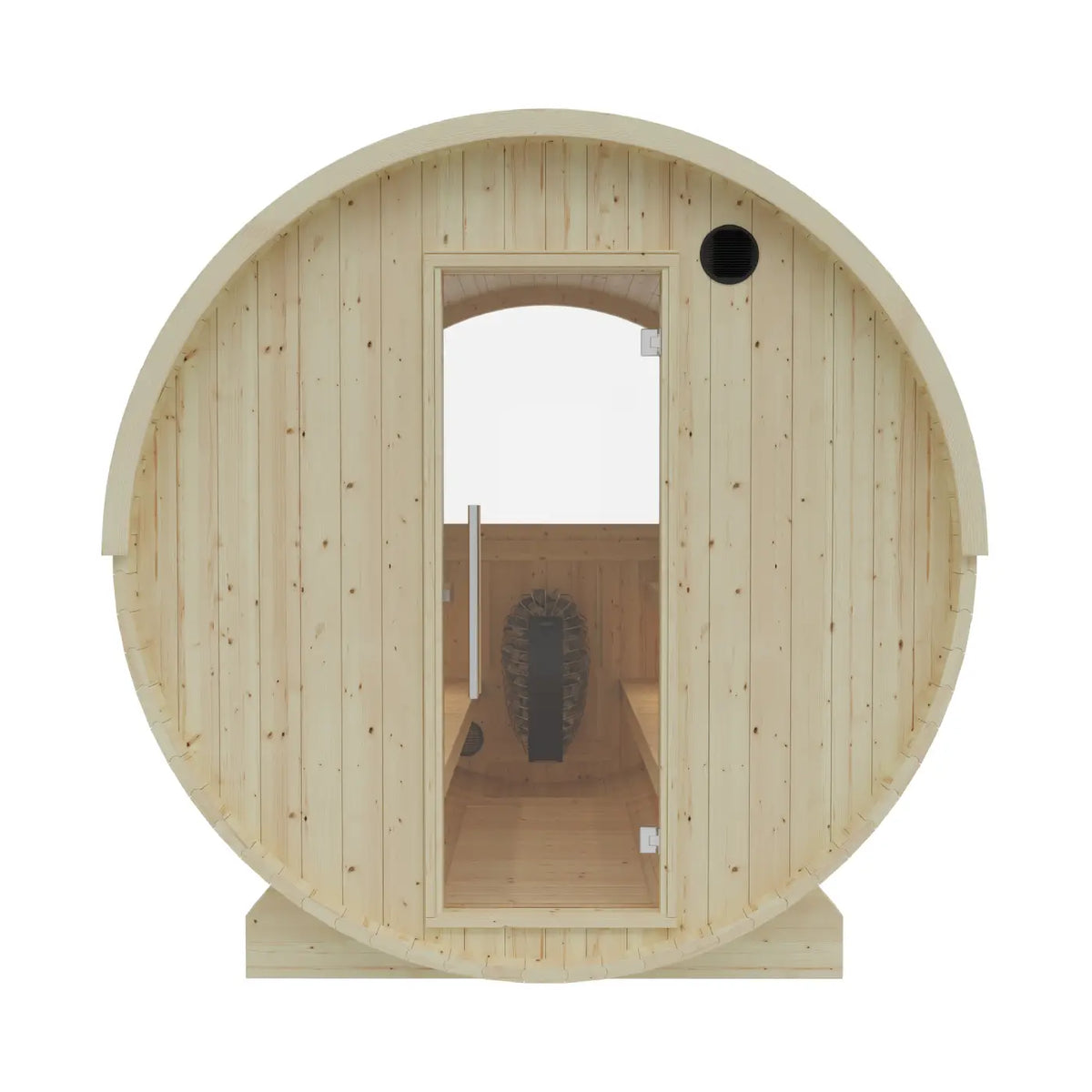 Finnish Sauna Builders - Tampere Finnish Barrel Sauna with WiFi Heater